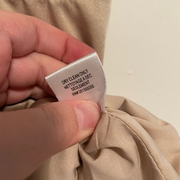 Marchesa Notte Bridesmaids Champagne Cowl Back Gown - Picture 8 of 9